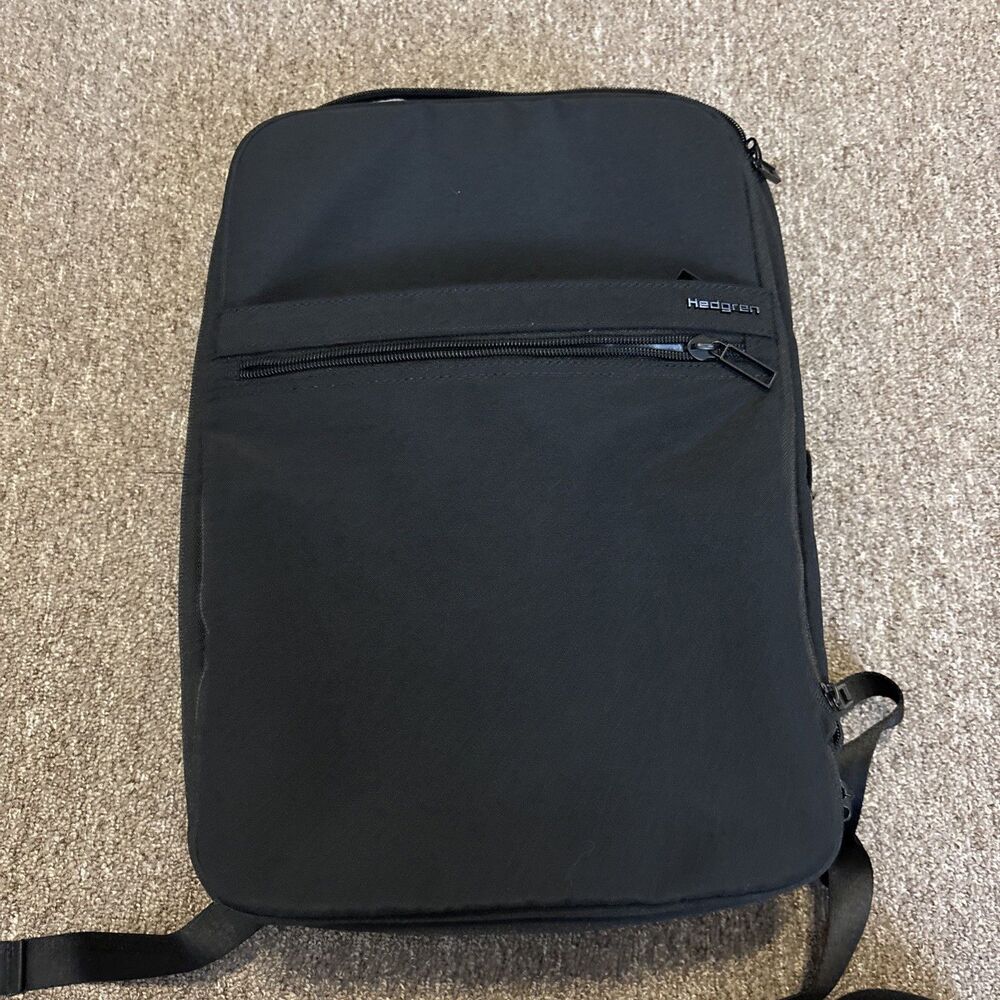 NEW Hedgren Inner City Backpack  Black - Brand New - Water Repel